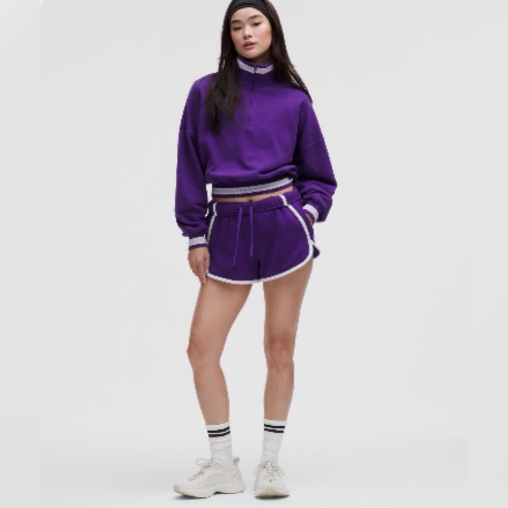 Perfectly Oversized Ringer
Funnel-Neck Half Zip